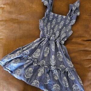 Old Navy Girls' Feather Print Sundress - Size XS